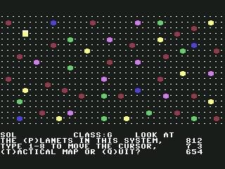 Imperium Galactum screenshot 2 for Commodore 64